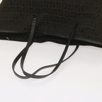 FENDI Zucchino Canvas Tote Bag Brown Black68286