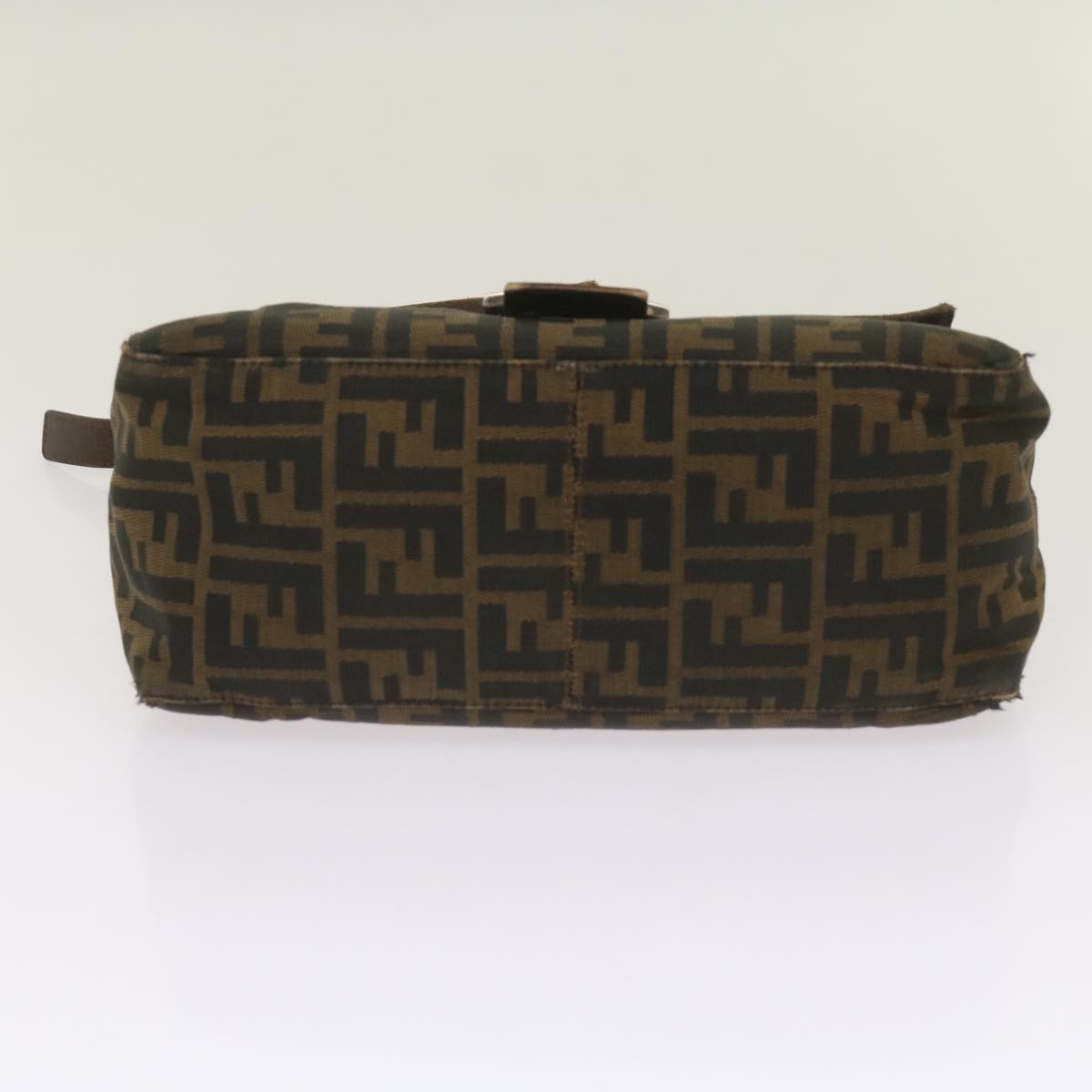 FENDI Zucca Canvas Mamma Baguette Shoulder Bag Brown68315