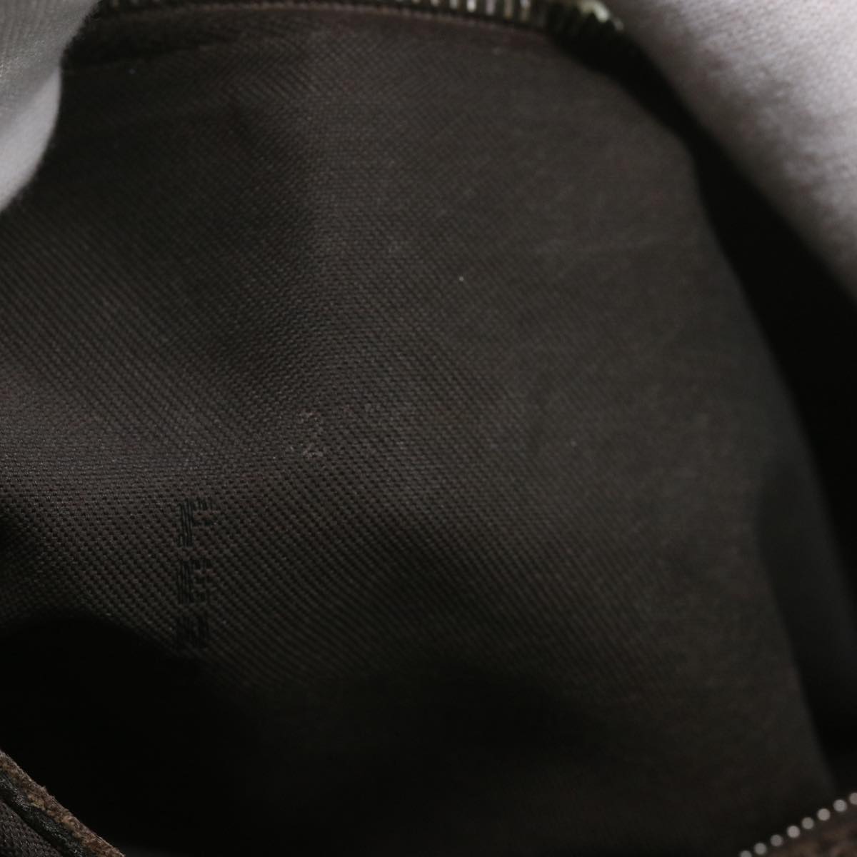 FENDI Zucca Canvas Mamma Baguette Shoulder Bag Brown68315