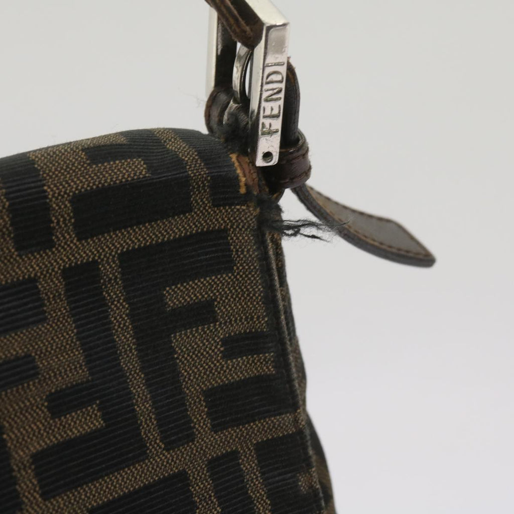 FENDI Zucca Canvas Mamma Baguette Shoulder Bag Brown68315