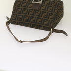 FENDI Zucca Canvas Mamma Baguette Shoulder Bag Brown68315