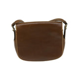 CELINE Shoulder Bag Leather Brown  68342