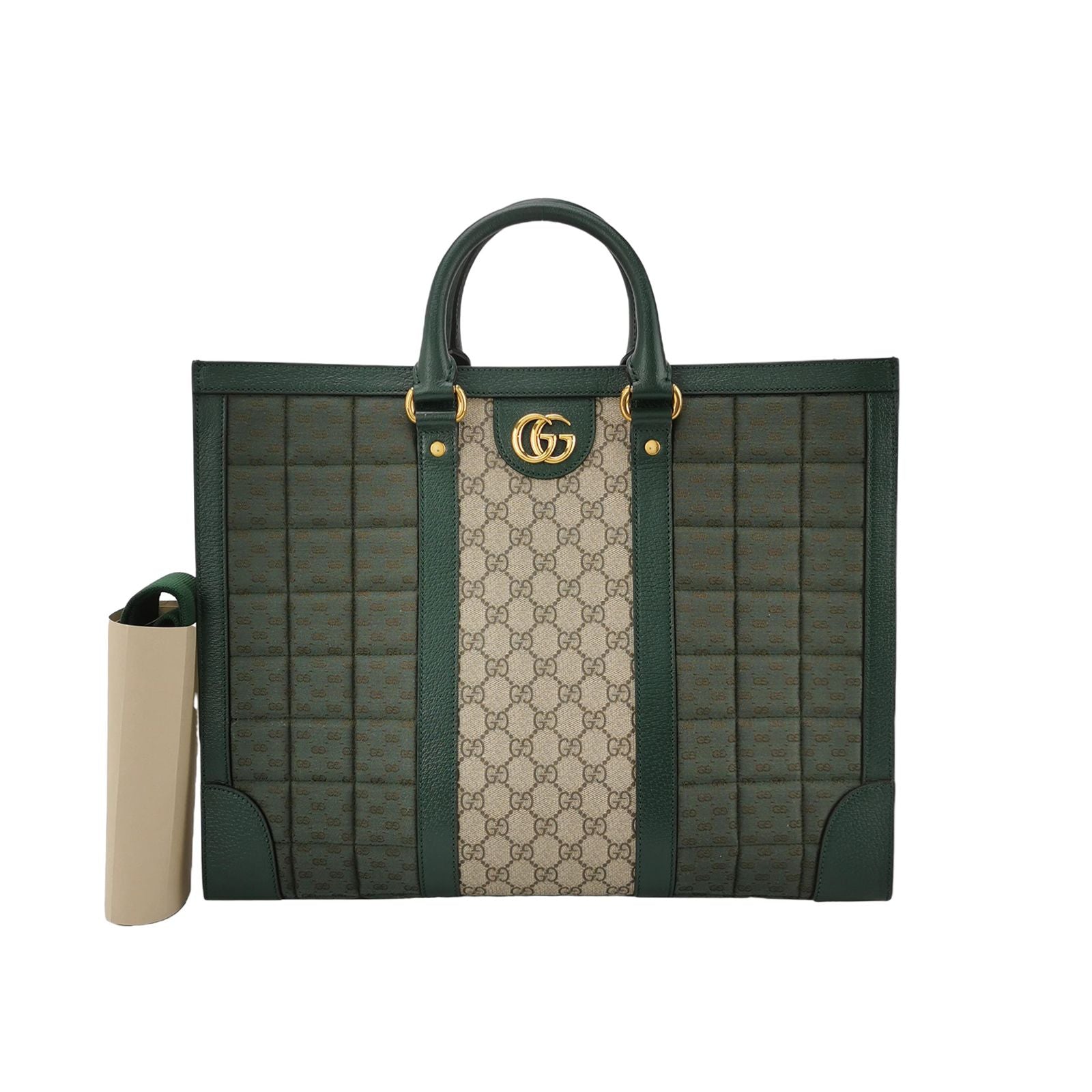 Gucci Ophidia Large Leather and Nylon GG Jacquard Tote Bag 250507781181408
