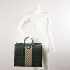 Gucci Ophidia Large Leather and Nylon GG Jacquard Tote Bag 250507781181408