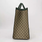 Gucci Ophidia Large Leather and Nylon GG Jacquard Tote Shoulder Bag 250507781181407
