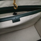 Gucci Ophidia Large Leather and Nylon GG Jacquard Tote Shoulder Bag 250507781181407