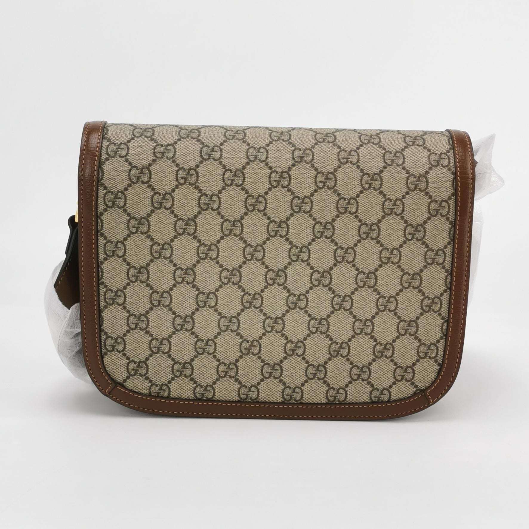 Gucci 1955 Small GG Canvas and Leather Shoulder Bag 250515781193296