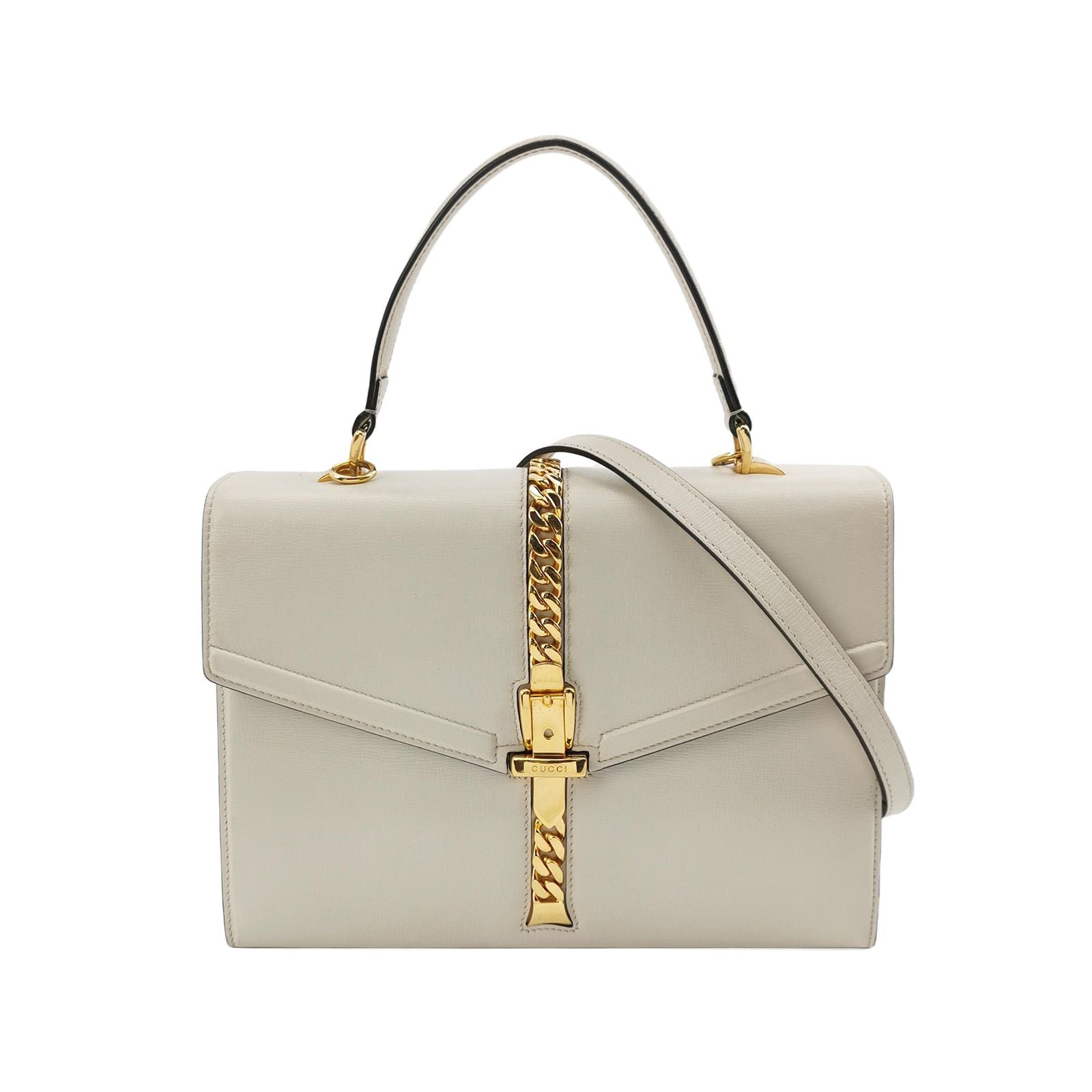 Gucci Sylvie 1969 Leather Shoulder Bag 250524781205465
