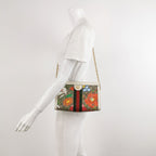 Gucci Ophidia Small Leather Canvas Floral Print Stripe GG Crossbody Bag 250509781184740
