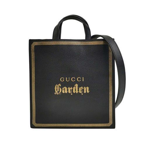 Gucci Garden Museum Calfskin Letter Logo Print Crossbody Bag 250509781185417