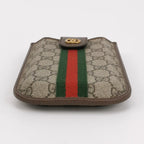 Gucci Ophidia Mini Leather Canvas GG Stripe Crossbody Bag 250416781150582