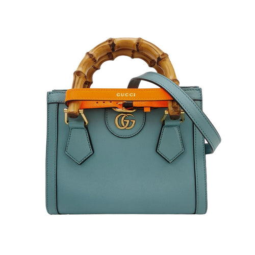Gucci Diana Mini Leather Crossbody Bag with Bamboo Handle 037851000206