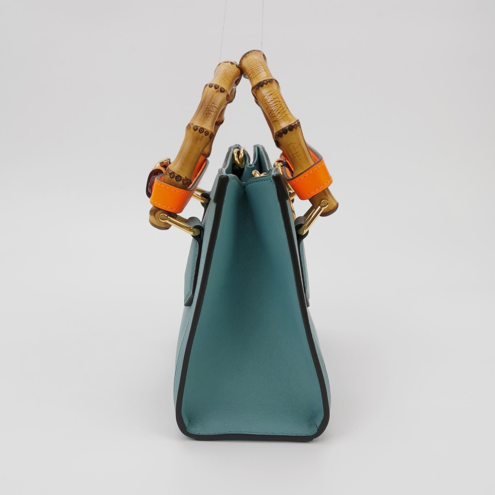 Gucci Diana Mini Leather Crossbody Bag with Bamboo Handle 037851000206