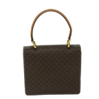 CELINE Macadam Canvas Hand Bag PVC Brown  68359