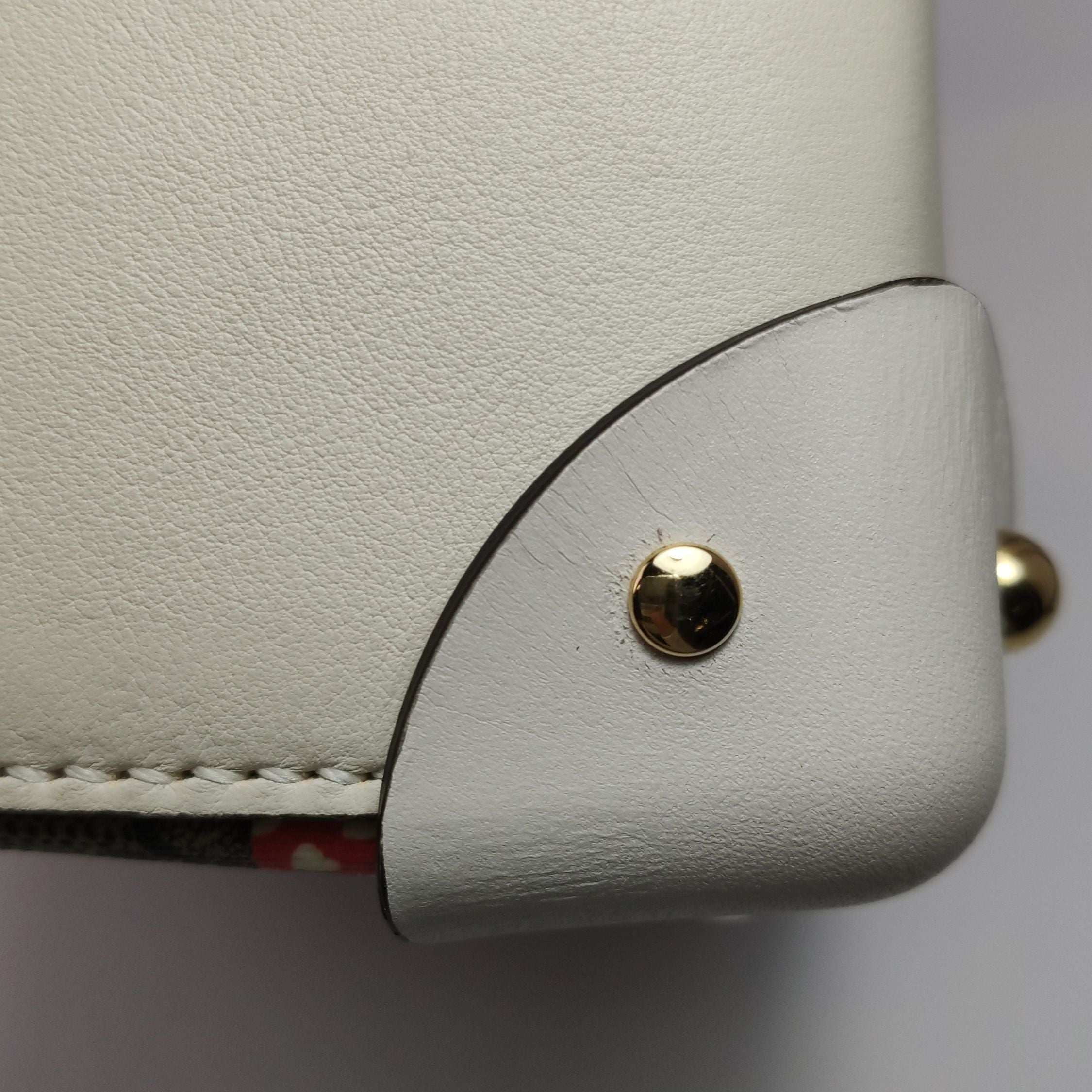 Gucci Padlock Small Leather Apple Pattern Monogram Lock Top Handle Crossbody Bag 057852300514