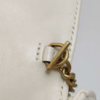 Gucci GG Marmont Leather Solid Quilted Double G Logo Crossbody Bag 250502781175055