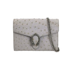 Gucci Dionysus Mini Ostrich Skin Double Tiger Head Buckle Crossbody Bag 250520781200752