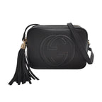 Gucci Soho Mini Leather Solid Pattern GG Camera Crossbody Bag 250515781194146