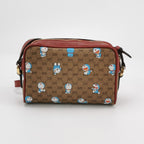 Gucci Doraemon Collaboration Leather GG Logo Zip Crossbody Bag 250524781205735
