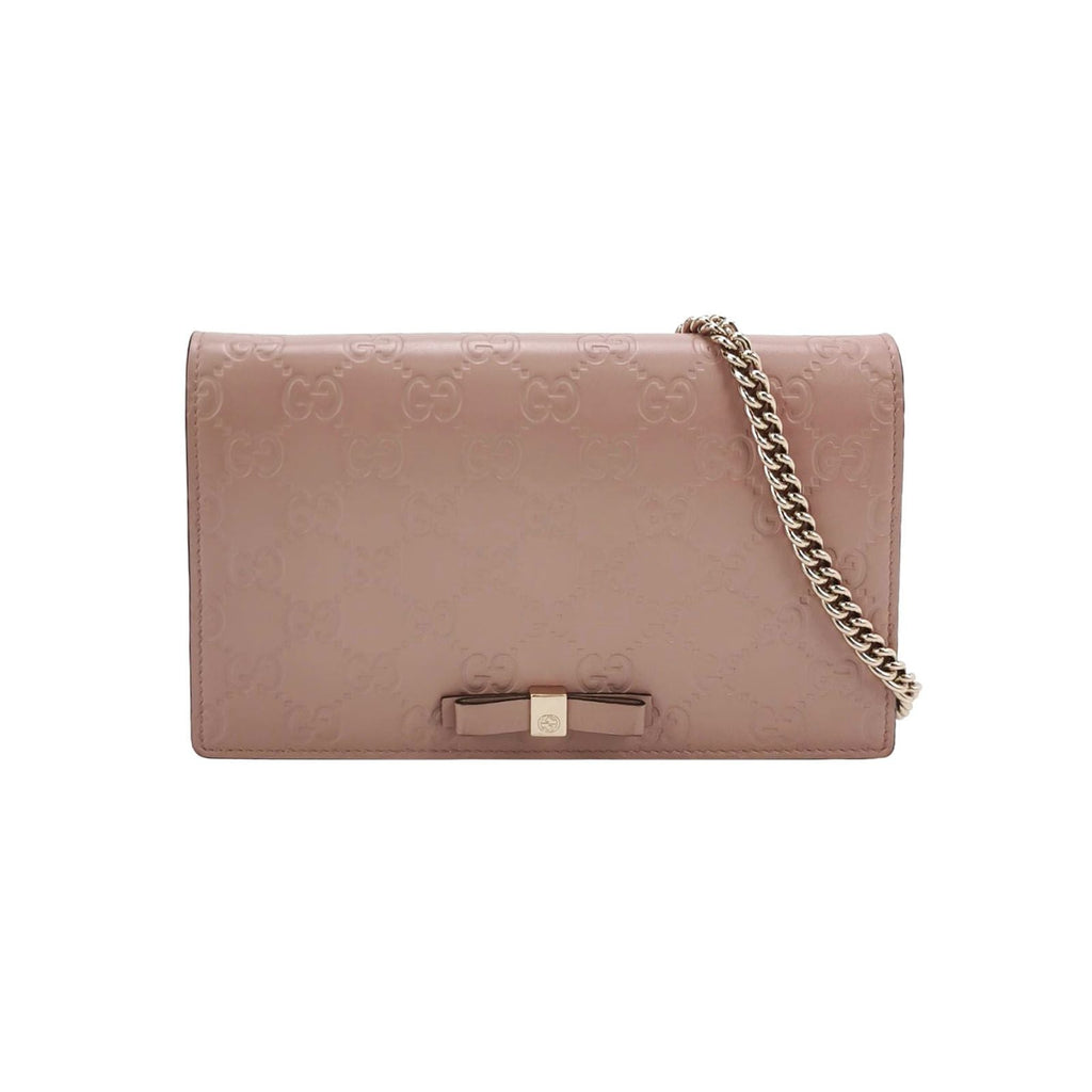 Gucci GG Canvas Bow Decorated Crossbody Bag 250515781194145