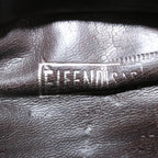 FENDI Zucca Canvas Hand Bag Black Brown68378