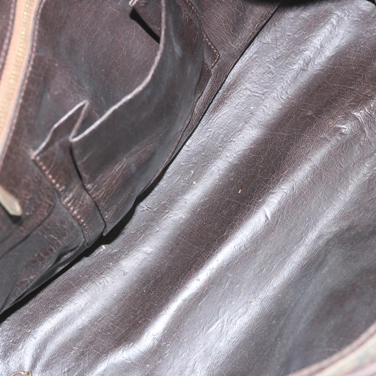 FENDI Zucca Canvas Hand Bag Black Brown68378