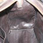 FENDI Zucca Canvas Hand Bag Black Brown68378