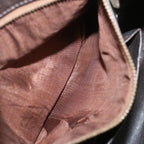 FENDI Zucca Canvas Hand Bag Black Brown68378