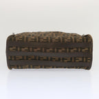 FENDI Zucca Canvas Hand Bag Black Brown68378