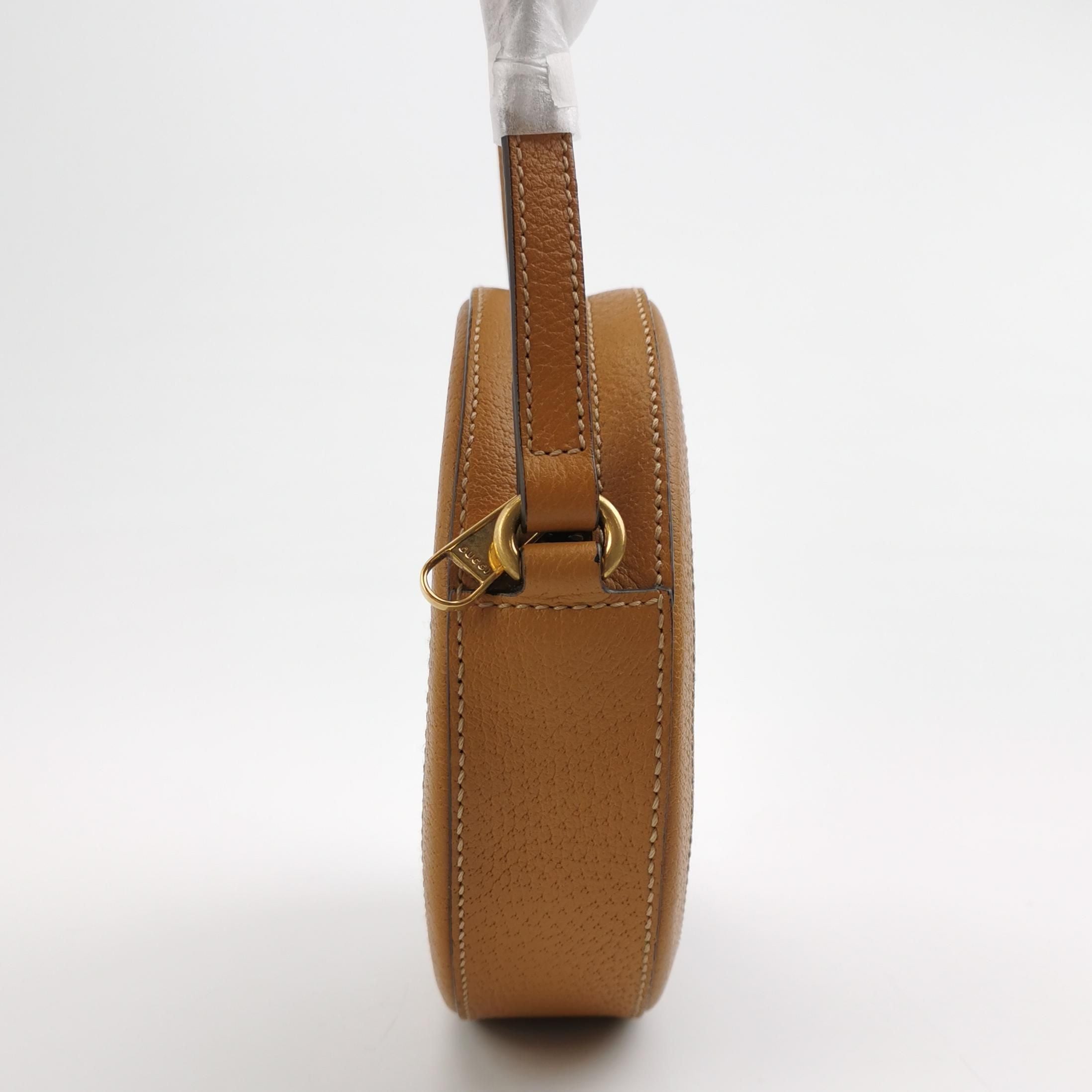 Gucci Disney Collaboration Leather Mickey Print Logo Crossbody Bag 250529781213531