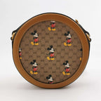 Gucci Disney Collaboration Leather Mickey Print Logo Crossbody Bag 250529781213531