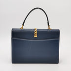 Gucci Sylvie 1969 Leather Solid Metal Chain Crossbody Bag 250419781156319