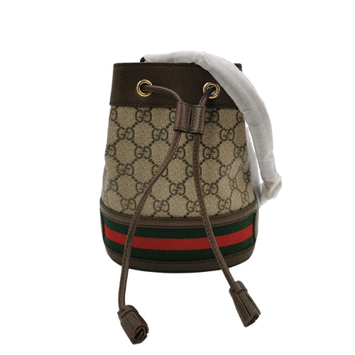 Gucci Ophidia Mini Leather Canvas GG Crossbody Bag 250529781213689