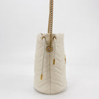 Gucci GG Marmont Mini Leather V-stitch Quilted Double G Bucket Bag Crossbody Bag 250525781207308