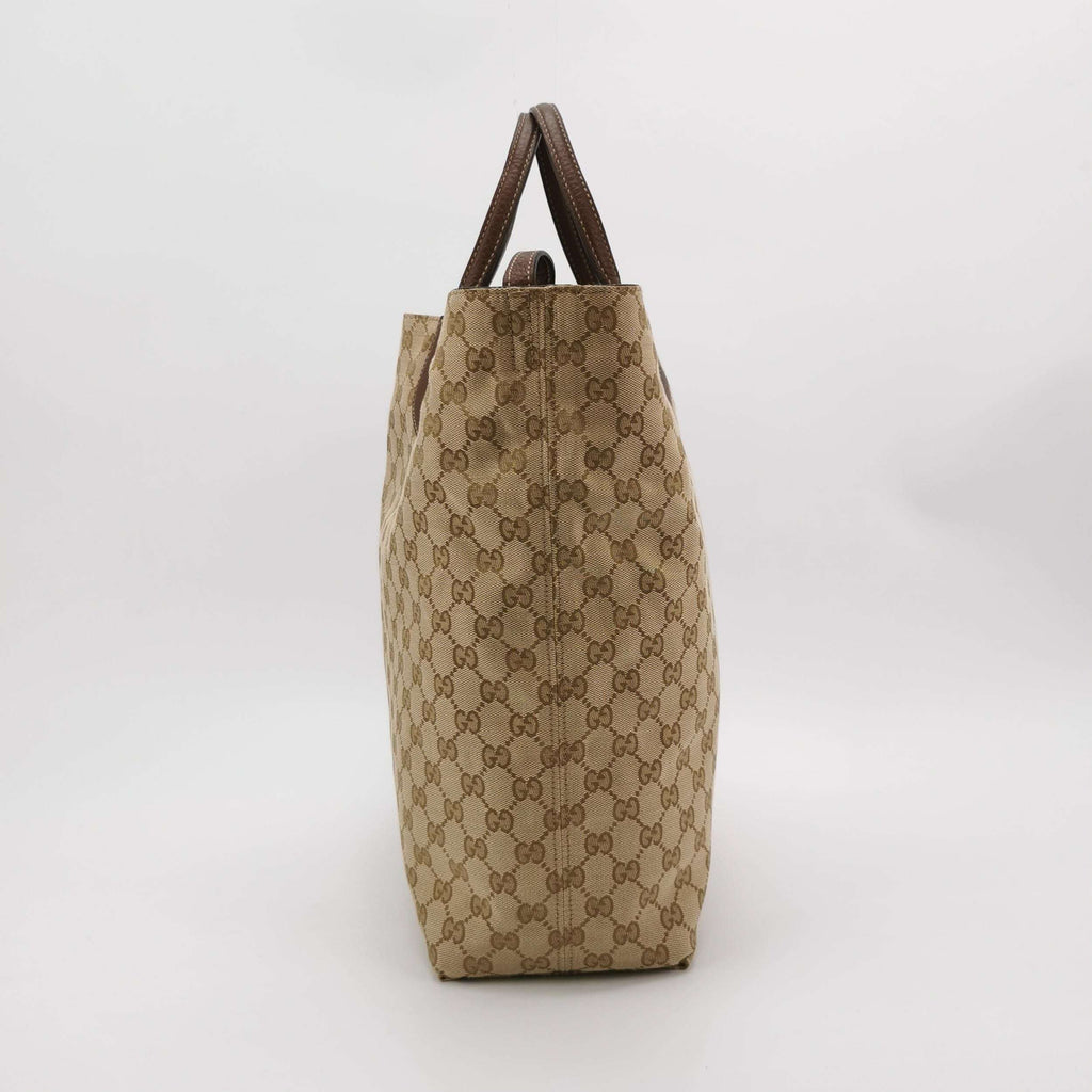 Gucci GG Canvas and Leather Crossbody Bag 250528781211987