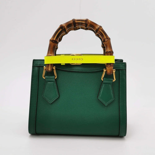 Gucci Diana Mini Leather Crossbody Bag with Bamboo Handle 250526781208603