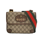 Gucci Neo Vintage Small GG Monogram Tiger Head Logo Crossbody Bag 250525781207522