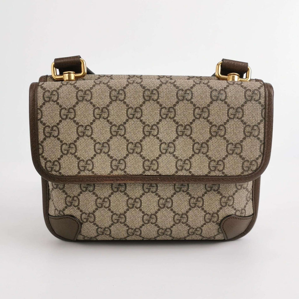 Gucci Neo Vintage Small GG Monogram Tiger Head Logo Crossbody Bag 250525781207522
