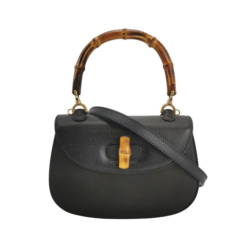 Gucci Classic Bamboo Small Leather Crossbody Bag with Bamboo Handle 250519781199338