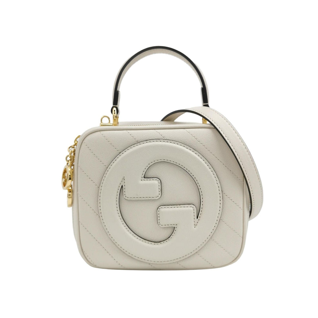 Gucci Blondie Small Leather Solid Interlocking G Crossbody Bag 250518781197271