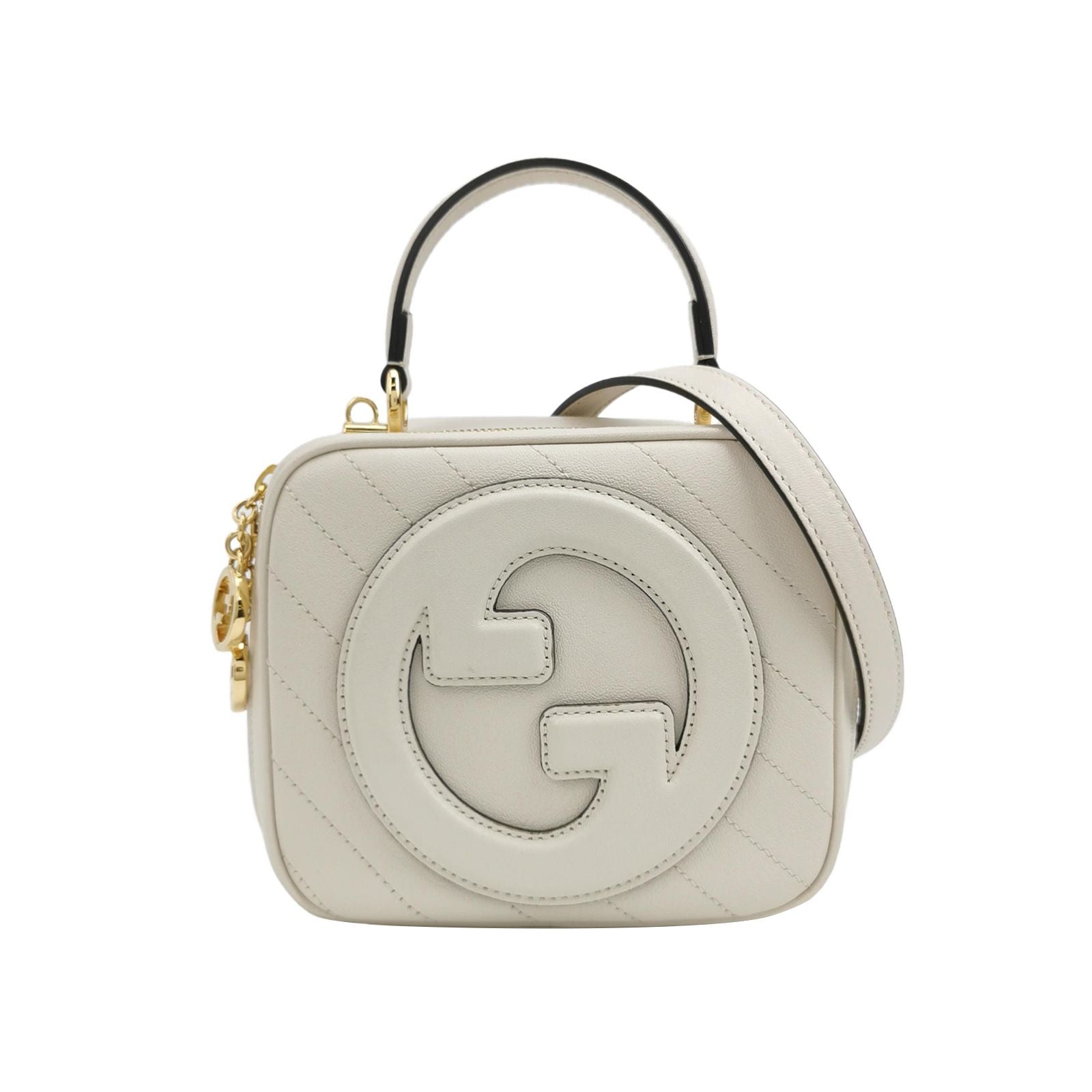 Gucci Blondie Small Leather Solid Interlocking G Crossbody Bag 250518781197271