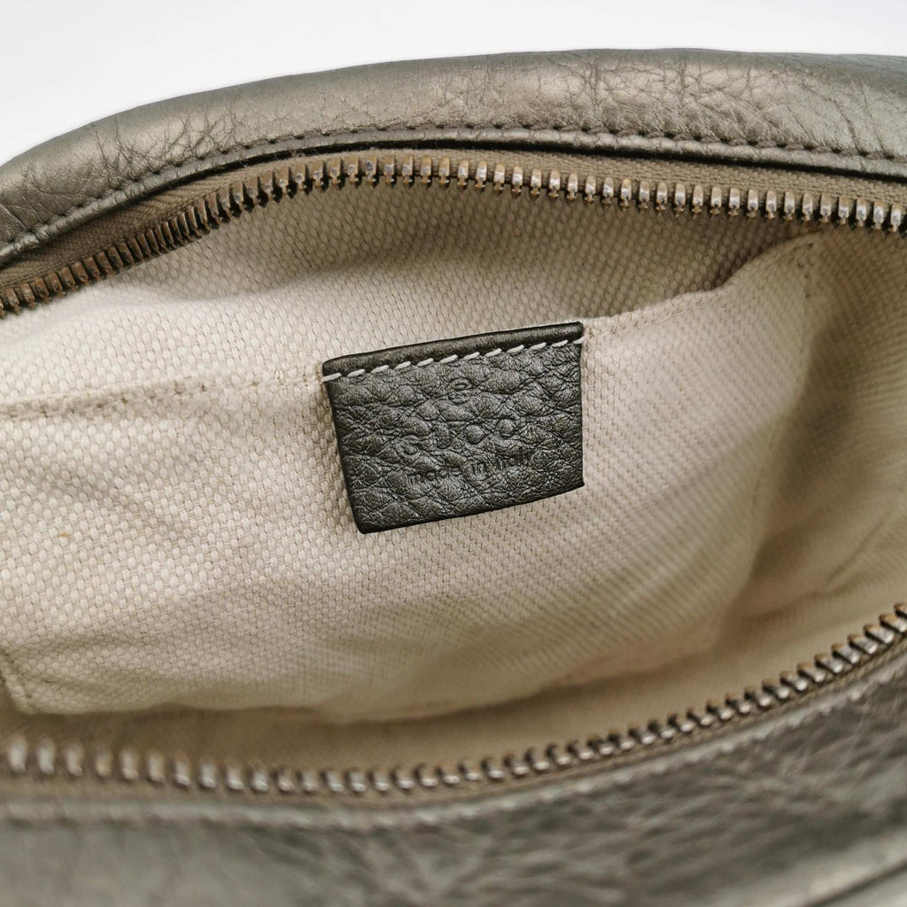 Gucci Soho Mini Leather Solid Pattern GG Crossbody Bag 250518781197730