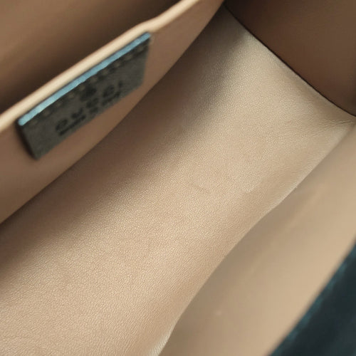 Gucci Leather Fox Head GG Monogram Bamboo Handle Crossbody Bag 250516781195414