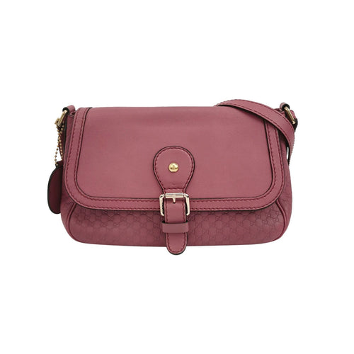 Gucci GG Monogram Pin Buckle Flap Crossbody Bag 250515781193398