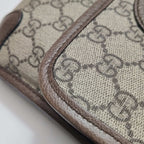 Gucci Neo Vintage Small GG Monogram Tiger Head Logo Crossbody Bag 250513781190388