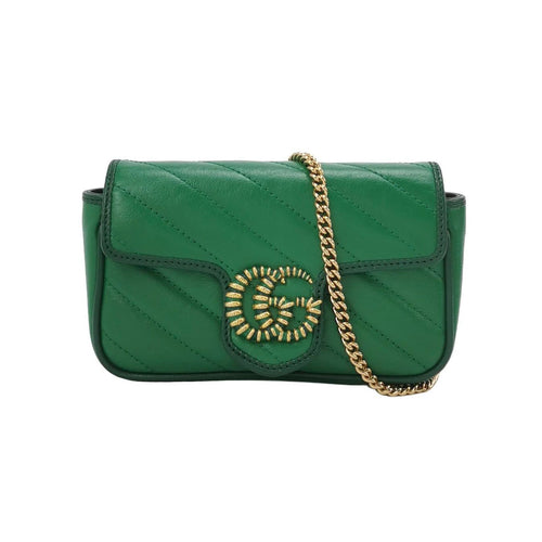 Gucci GG Marmont Mini Leather Crossbody Bag with Contrast Trim 250514781191778