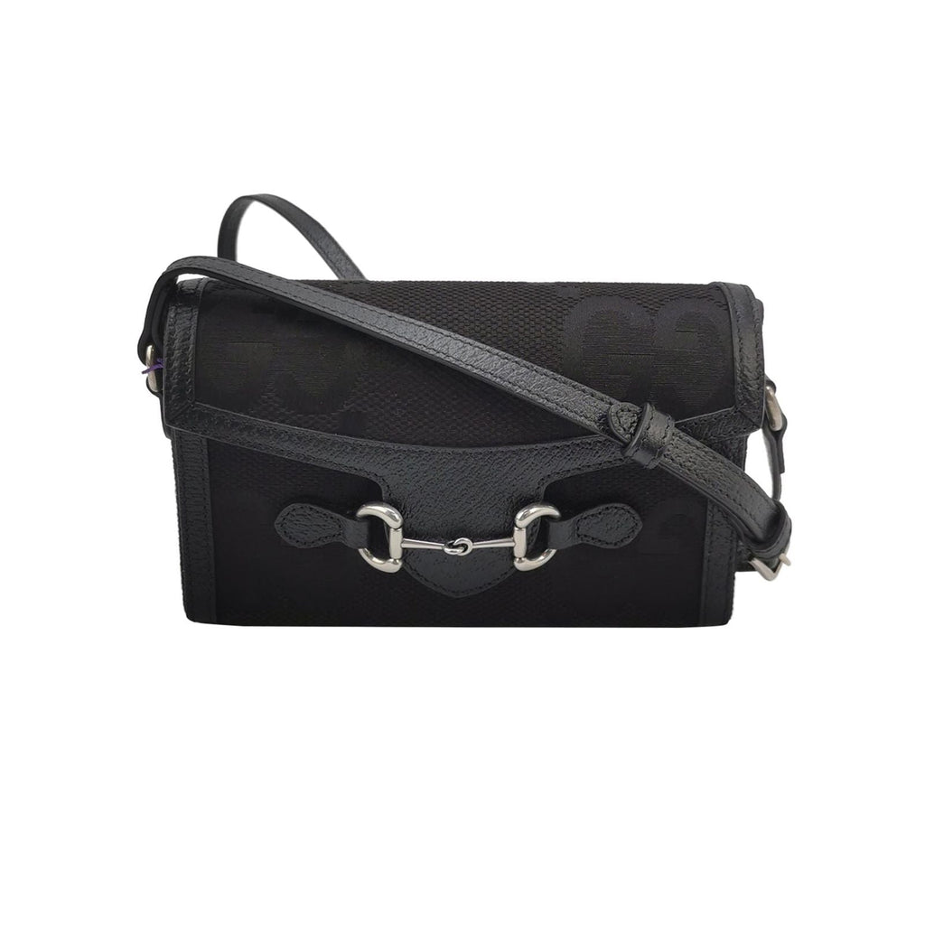 Gucci 1955 Mini Leather Canvas Crossbody Bag 250508781183549