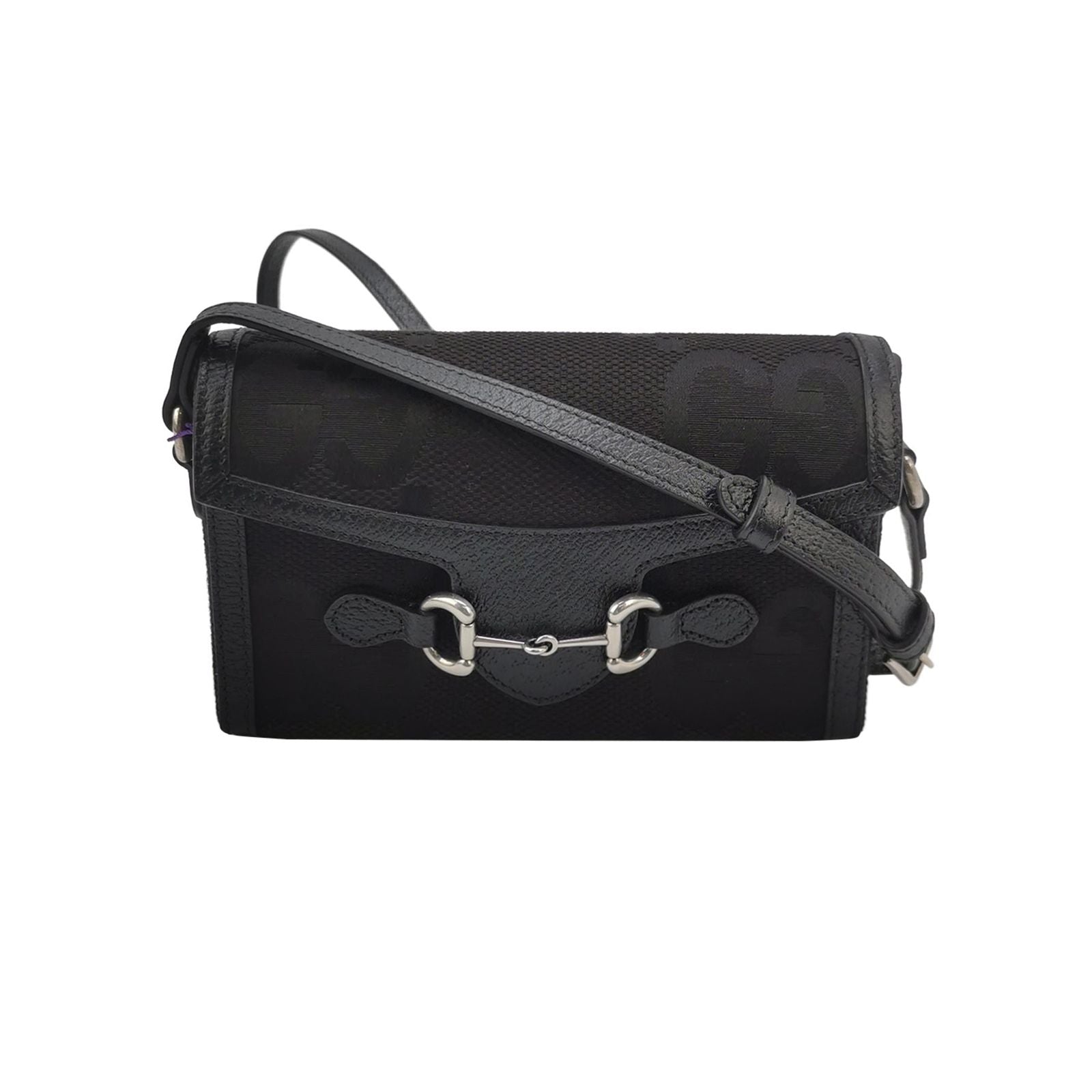 Gucci 1955 Mini Leather Canvas Crossbody Bag 250508781183549