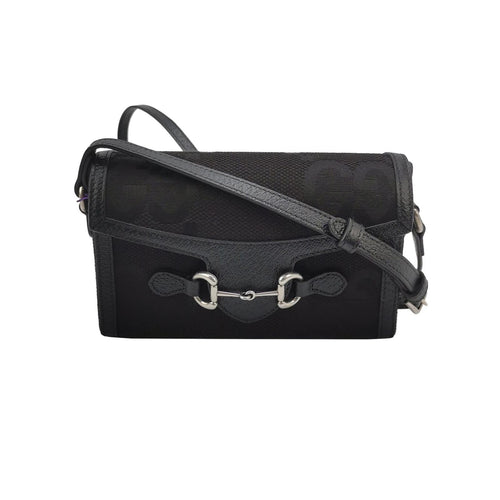 Gucci 1955 Mini Leather Canvas Crossbody Bag 250508781183549