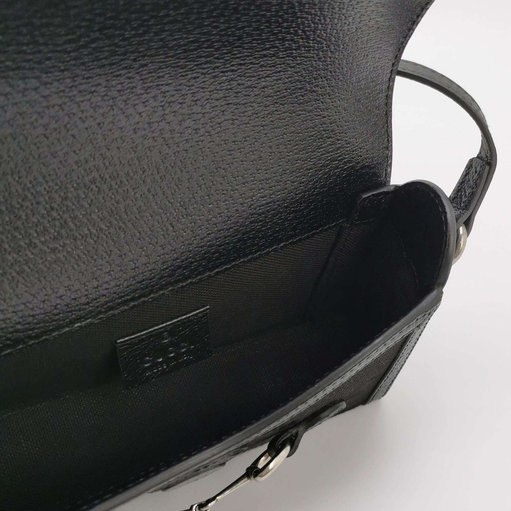 Gucci 1955 Mini Leather Canvas Crossbody Bag 250508781183549